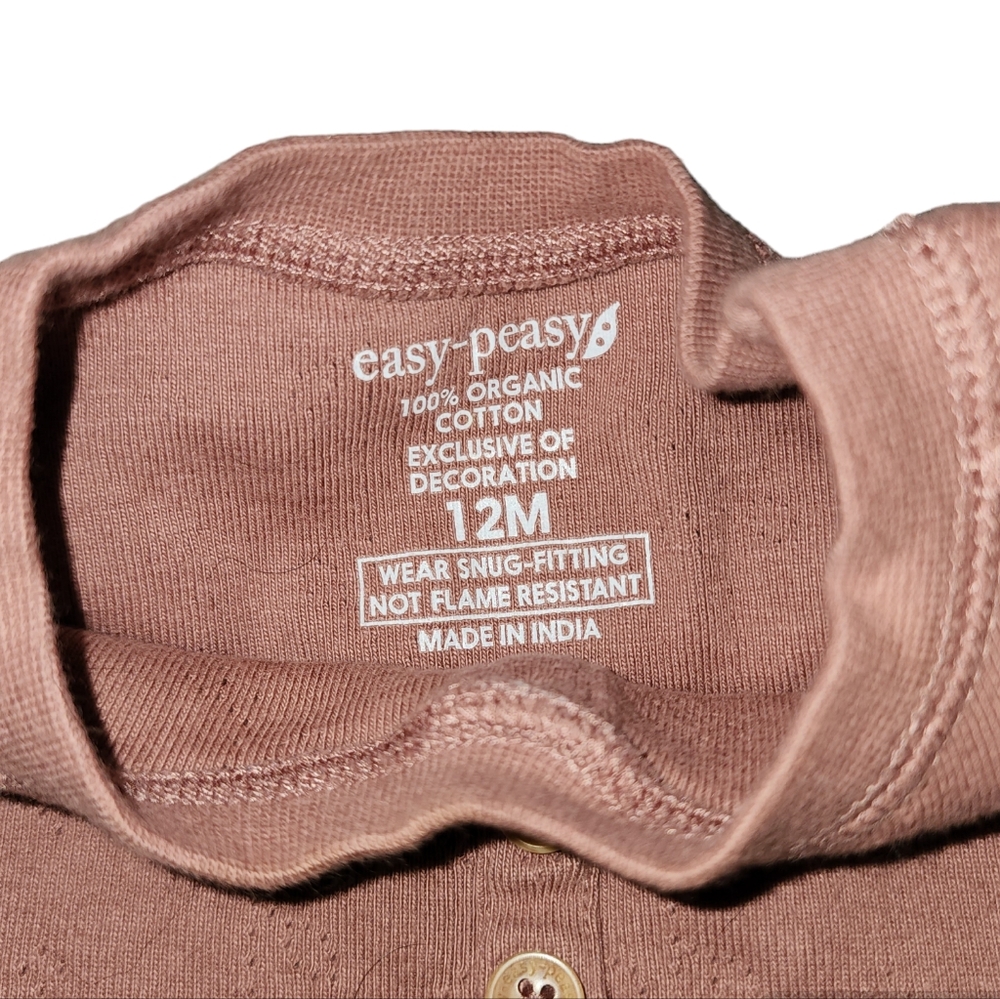 Mauve easy peasy matching set 12M